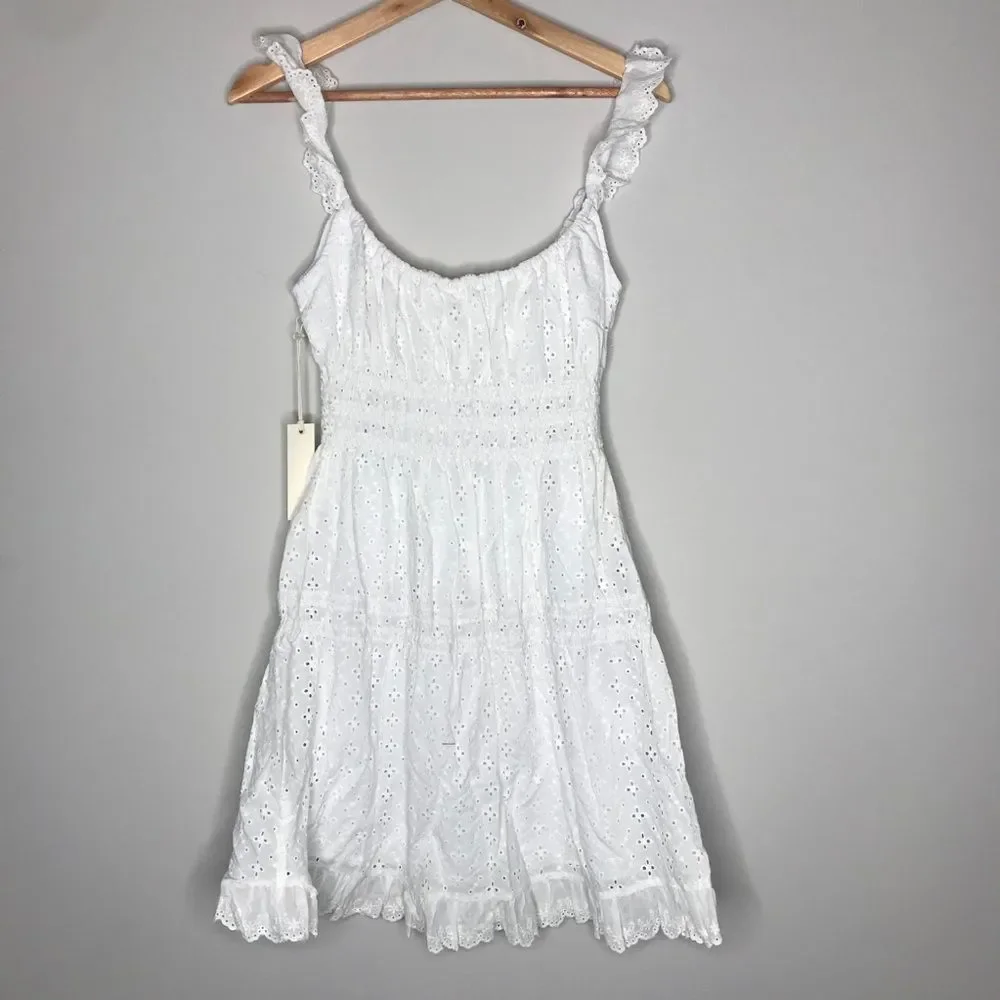 ▪️Capulet x Anthro▪️NWT Eloise Eyelet Mini Dress - Picture 11 of 12